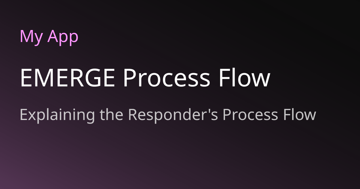 EMERGE Process Flow | EMERGE Docs